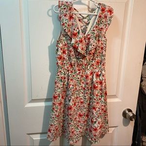 Monteau Girl floral tank dress